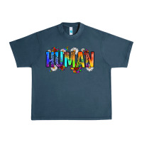 Midnight Navy human Urban Heavy Tee - Zillion Design Studio