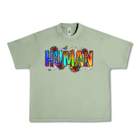 Oil Green human Urban Heavy Tee - Zillion Design Studio