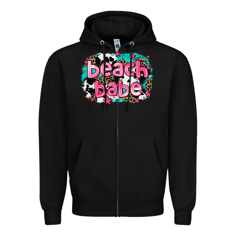 Beach Babe Zipper Hoodie by AdoDesignShop | Teevron