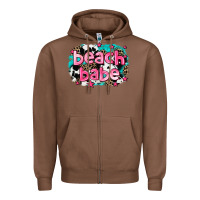 Chestnut beach babe Zipper Hoodie - AdoDesignShop