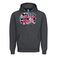 Smoke beach babe Zipper Hoodie - AdoDesignShop