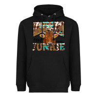 Black cow junkie Heavyweight Hoodie - NancyCooperArtShop