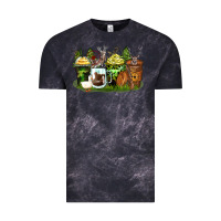 Cloud Black hunter coffee cups Vintage Tee - Zillion Design Studio