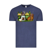Vintage Denim hunter coffee cups Vintage Tee - Zillion Design Studio
