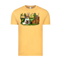 Vintage Mustard hunter coffee cups Vintage Tee - Zillion Design Studio