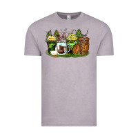Vintage Zinc hunter coffee cups Vintage Tee - Zillion Design Studio