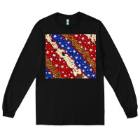 Black 4th of July USA flag leopard cowhide 20oz tumbler Long Sleeve Tee - Neo Western