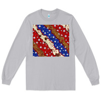 Moon Dust 4th of July USA flag leopard cowhide 20oz tumbler Long Sleeve Tee - Neo Western