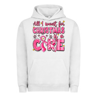 Pigment Lunar Rock all i want for christmas is a cure breast cancer Urban Hoodie - LillyAllenDesigns