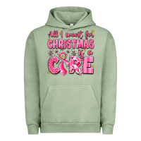 All I Want For Christmas Is A Cure Breast Cancer Urban Hoodie | Teevron