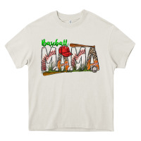 Cream baseball mama Heavy Core Tee - SublimationCraftShop