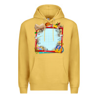 Antique Gold school your text here Premium Hoodie - NancyCooperArtShop
