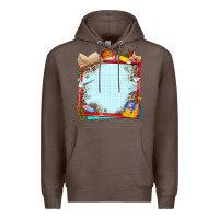 Coffee school your text here Premium Hoodie - NancyCooperArtShop