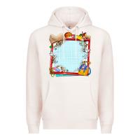 Pale Pink school your text here Premium Hoodie - NancyCooperArtShop