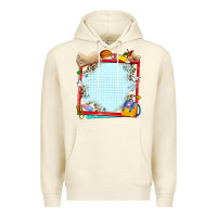Sandshell school your text here Premium Hoodie - NancyCooperArtShop