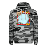 Slate Camo school your text here Premium Hoodie - NancyCooperArtShop