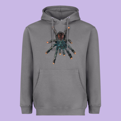 Pink Toe Tarantula Heavyweight Hoodie Designed By Lillyallendesigns