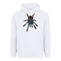 White Pink Toe Tarantula Heavyweight Hoodie - LillyAllenDesigns