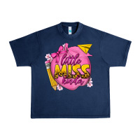 Navy little miss kinder Urban Heavy Tee - texasbilliewilder