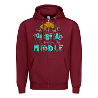 Burgundy some of yall cornbread aint done in the middle Zipper Hoodie - AdoDesignShop