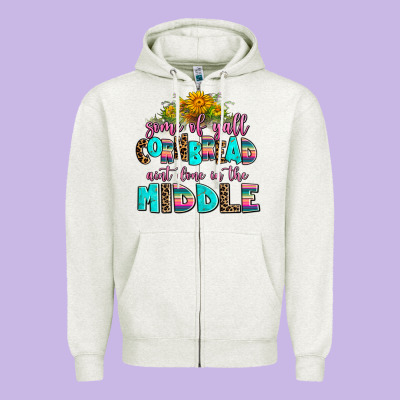 Some Of Yall Cornbread Aint Done In The Middle Zipper Hoodie Designed By Adodesignshop