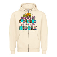 Sandshell some of yall cornbread aint done in the middle Zipper Hoodie - AdoDesignShop