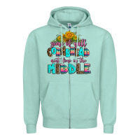 Seafoam some of yall cornbread aint done in the middle Zipper Hoodie - AdoDesignShop
