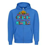 True Royal some of yall cornbread aint done in the middle Zipper Hoodie - AdoDesignShop