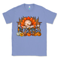 Thanksgiving Turkey Pumpkin Blessed Classic Tee | Teevron