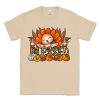 Mushroom Thanksgiving Turkey Pumpkin Blessed Classic Tee - CowhideDigitalArt