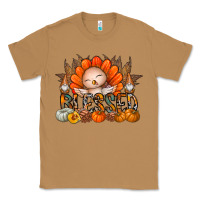 Toasted Coconut Thanksgiving Turkey Pumpkin Blessed Classic Tee - CowhideDigitalArt