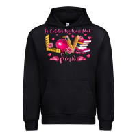 Black in october we wear pink teacher Urban Hoodie - LillyAllenDesigns