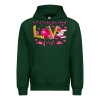 Forest Green in october we wear pink teacher Urban Hoodie - LillyAllenDesigns