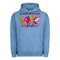 Pigment Pebble Blue in october we wear pink teacher Urban Hoodie - LillyAllenDesigns