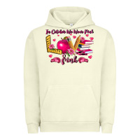 Pigment Pistachio in october we wear pink teacher Urban Hoodie - LillyAllenDesigns