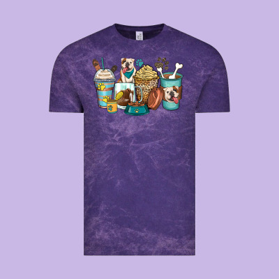 English Bulldog Coffee Cups Vintage Tee Designed By Zillion Design Studio