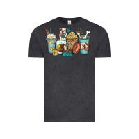 Vintage Black english bulldog coffee cups Vintage Tee - Zillion Design Studio