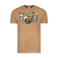 Vintage Camel english bulldog coffee cups Vintage Tee - Zillion Design Studio