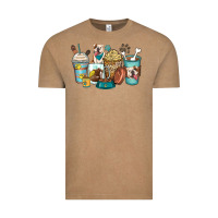 Vintage Coffee english bulldog coffee cups Vintage Tee - Zillion Design Studio
