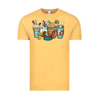 Vintage Mustard english bulldog coffee cups Vintage Tee - Zillion Design Studio