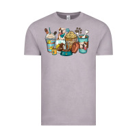 Vintage Zinc english bulldog coffee cups Vintage Tee - Zillion Design Studio