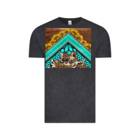 Vintage Black western  sunflower turquise gemstone  tumbler Vintage Tee - BarkalooDesign