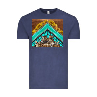 Vintage Denim western  sunflower turquise gemstone  tumbler Vintage Tee - BarkalooDesign