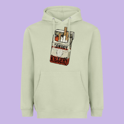 Cowboy Killers Cigarette Package Heavyweight Hoodie Designed By Nancycooperartshop