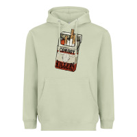 Matcha cowboy killers cigarette package Heavyweight Hoodie - NancyCooperArtShop