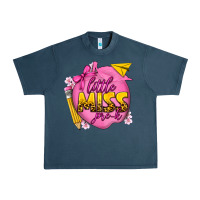 Midnight Navy little miss pre k Urban Heavy Tee - texasbilliewilder