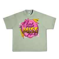 Oil Green little miss pre k Urban Heavy Tee - texasbilliewilder