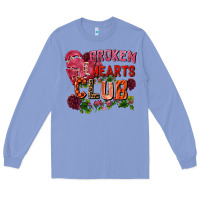 Colony Blue broken heart club Long Sleeve Tee - FaDigitalArtStudio