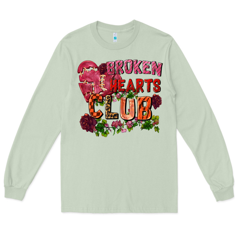 Broken Heart Club Long Sleeve Tee by FaDigitalArtStudio | Teevron