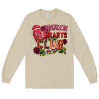 Mushroom broken heart club Long Sleeve Tee - FaDigitalArtStudio